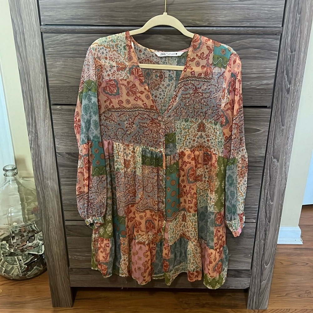 Zara Patchwork Dress